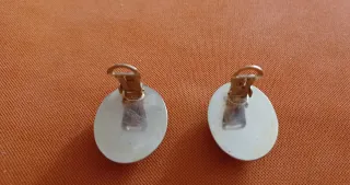 Orecchini clip corallo vintage