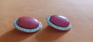 Orecchini clip corallo vintage