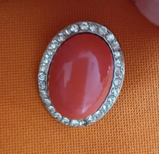 Orecchini clip corallo vintage