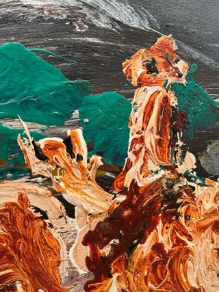 Dipinto olio su tela Murilio Colombini 50X80