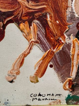 Dipinto olio su tela Murilio Colombini 50X80