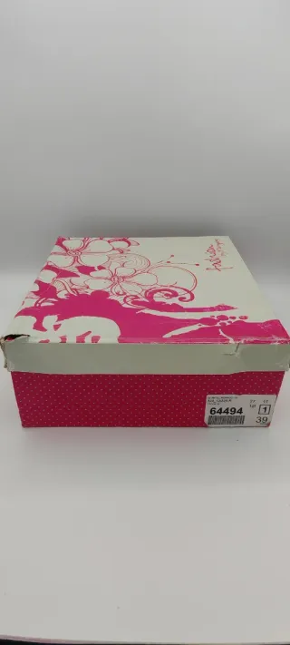 Botines tacón plataforma morados talla 39