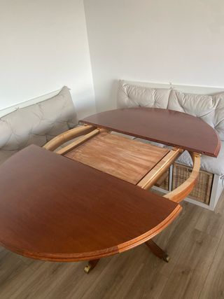 Mesa Comedor Extensible Madera Marrón
