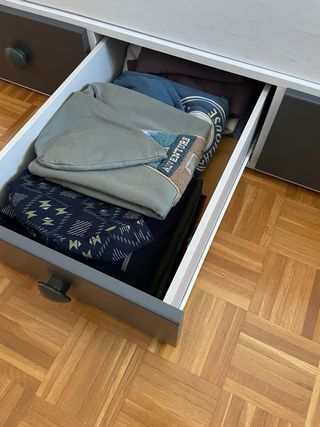 Cama nido juvenil con cajones y escritorio