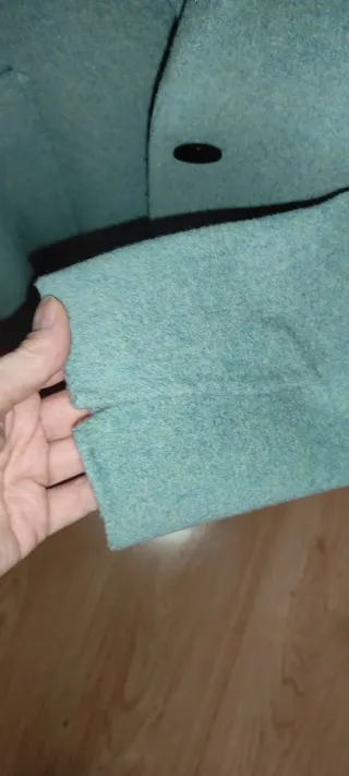 Abrigo Bimba y Lola azul turquesa