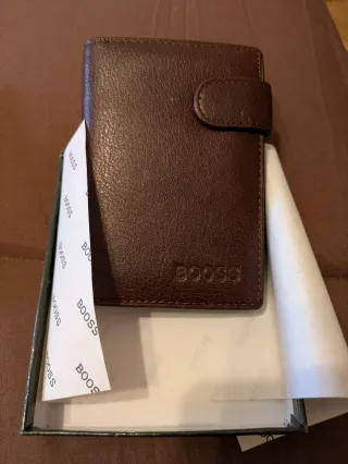 Cartera BOOSS hombre nueva marrón