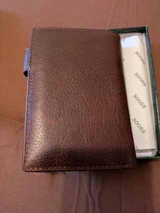 Cartera BOOSS hombre nueva marrón