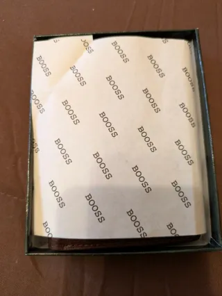 Cartera BOOSS hombre nueva marrón