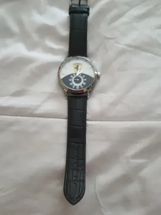 Reloj Caballero Ferrari Negro/Plata