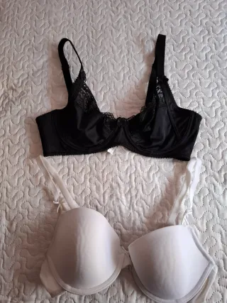 Lote 2 Sujetadores Negro y Blanco