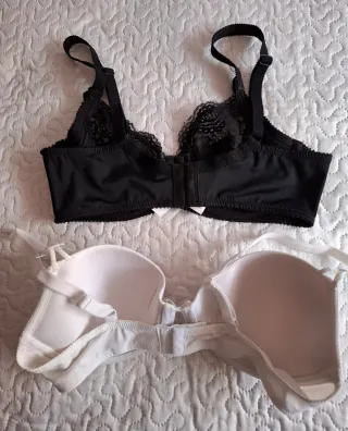 Lote 2 Sujetadores Negro y Blanco