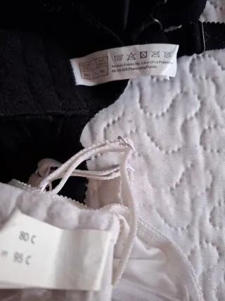 Lote 2 Sujetadores Negro y Blanco