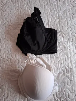 Lote 2 Sujetadores Negro y Blanco