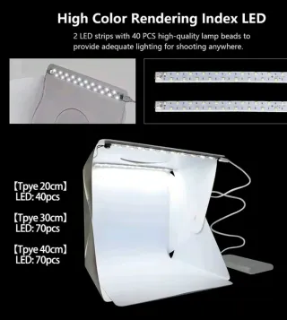 Caja LED Fotografía Objetos