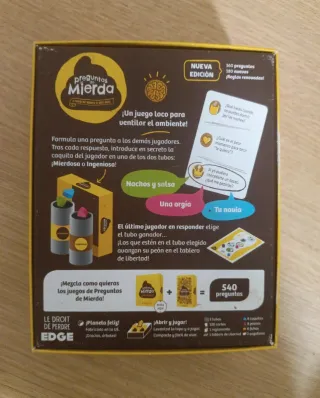 Juego de mesa Preguntas de Mierda