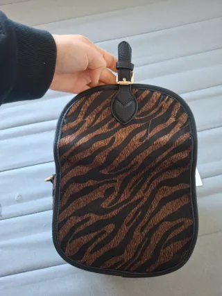 Bandolera Animal Print Cebrada