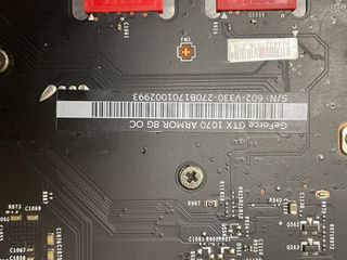 Gráfica MSI GTX 1070 OC