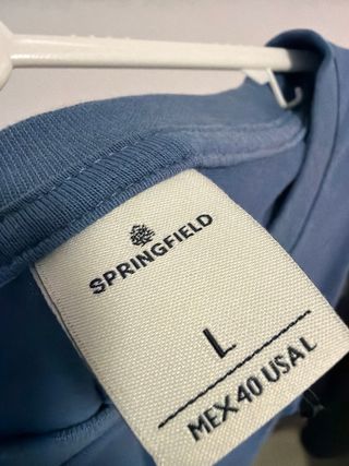 Camiseta Springfield azul la mer