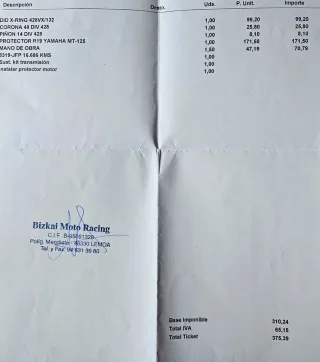 Yamaha MT 125 Gris Plata