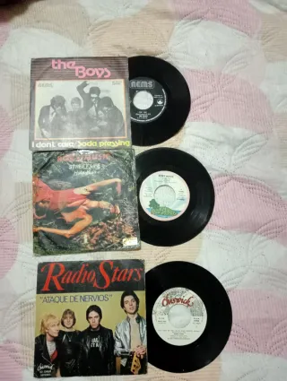 Vinilos The Boys, Radio Stars, Street Life