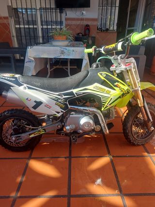 Moto de cross de 80 júnior