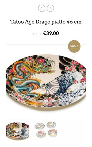 Piatto decorativo diametro 46 cm