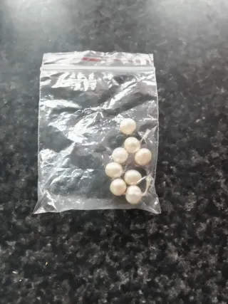 Perlas originales blancas 8 perlas