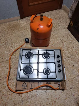 Placa de cocina gas butano usada