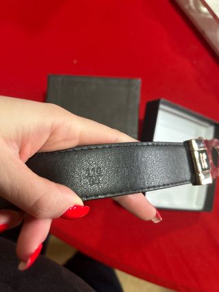 Cintura Uomo Salvatore Ferragamo Oro Nero