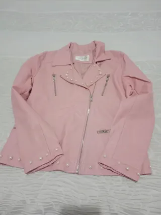 Chaqueta niña perlas