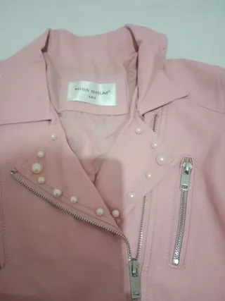 Chaqueta niña perlas