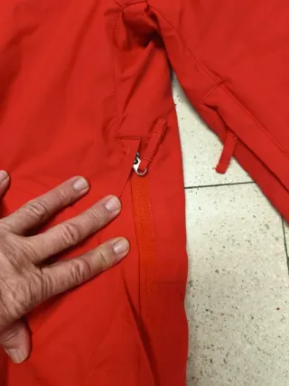 Pantalón de esquí infantil rojo