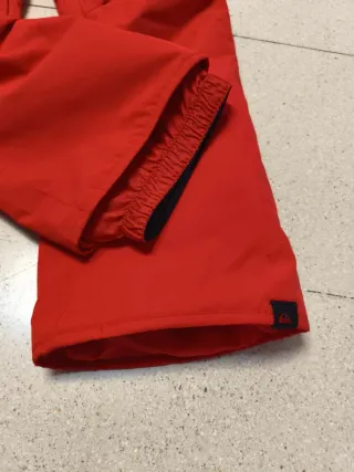 Pantalón de esquí infantil rojo