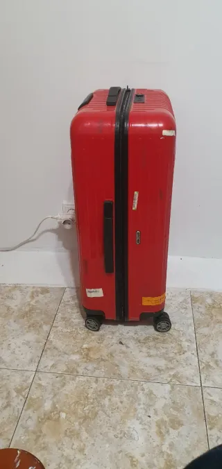 Maleta de viaje roja 60×42×24