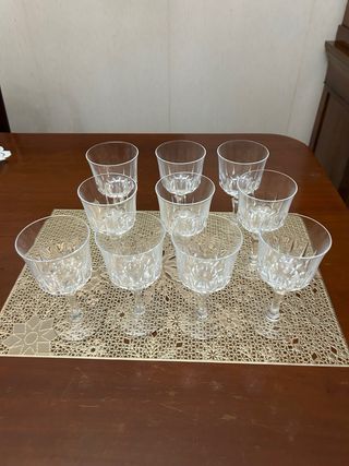 Set 10 Bicchieri Vintage Cristal d'Arques