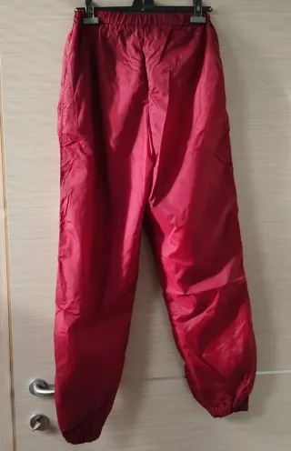 Pantaloni imbottiti impermeabili bordeaux