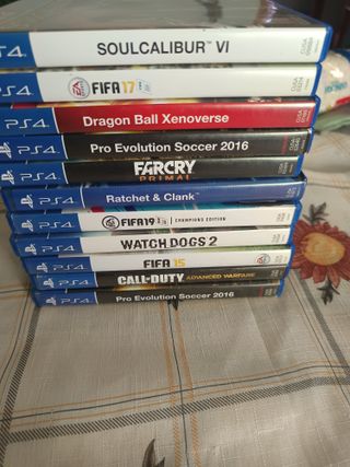 Lote 13 Juegos PS4 PAL ESP