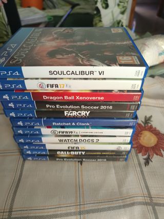 Lote 13 Juegos PS4 PAL ESP