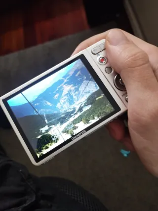 Cámara Olympus Vintage Plata