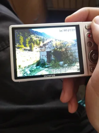 Cámara Olympus Vintage Plata