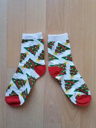 Calcetines Navideños Nuevos Talla Única