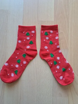 Calcetines Navideños Nuevos Talla Única