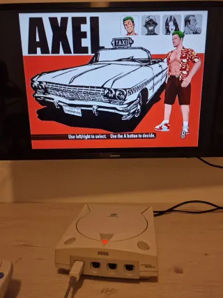 Consola Sega Dreamcast con GDEMU