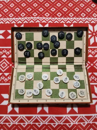 Scacchiera magnetica vintage anni '60