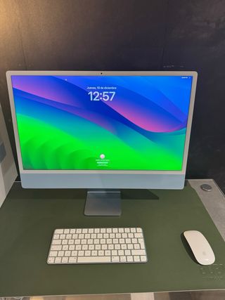IMAC (Año 2023) 24 Pulgadas Azul/Plata 8GB 256GB