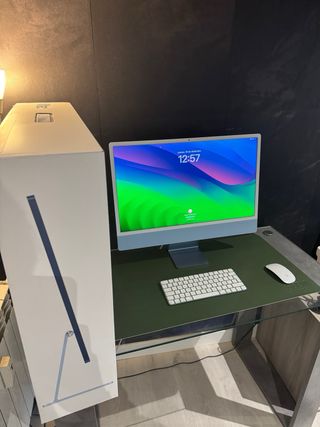 IMAC (Año 2023) 24 Pulgadas Azul/Plata 8GB 256GB