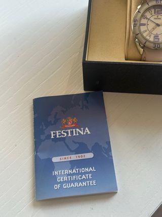 Reloj Festina Silicona Lavanda