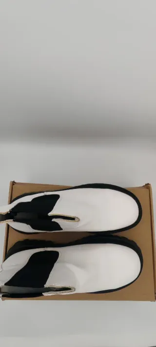 Botines blancos plataforma talla 40