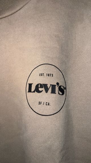 Sweatshirt Levis Bege Tamanho M