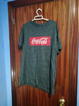 Camiseta Coca-Cola Gris Talla L